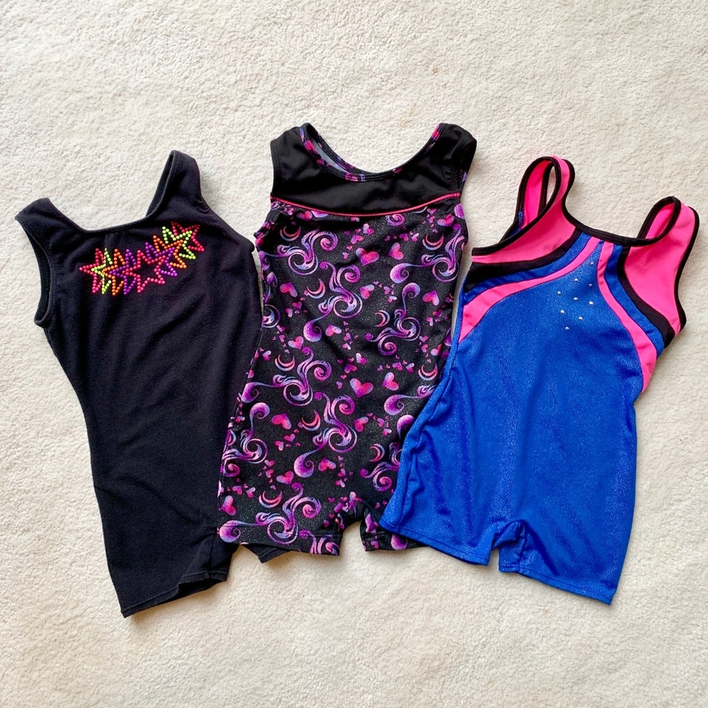 Freestyle by Danskin gymnastics leotards.